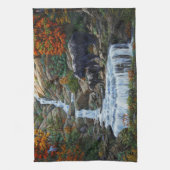 ブラックベアマザー&クブウォーターフォール キッチンタオル (縦)