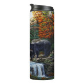 ブラックベアマザー&クブウォーターフォール タンブラー (回転右)