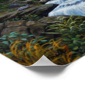 ブラックベアマザー&クブウォーターフォール ポスター (角)