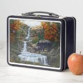 ブラックベアマザー&クブウォーターフォール メタルランチボックス (インサイチュ)
