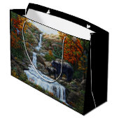 ブラックベアマザー&クブウォーターフォール ラージペーパーバッグ (裏面アングル)