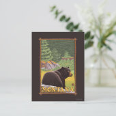 ブラックベアーインフォレストモンタナ ポストカード (スタンド正面)