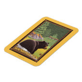 ブラックベアーインフォレスト – ワシントン マグネット (左側)