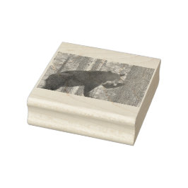 ブラックベアーウッドスタンプ ラバースタンプ