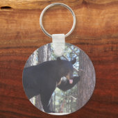 ブラックベアーキーチェーン キーホルダー (正面)