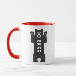 ブラックベアーコーヒーマグ( GRRR!) マグカップ