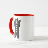 ブラックベアーコーヒーマグ( GRRR!) マグカップ (正面左)
