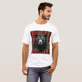 ブラックベアーシルエットTシャツ Tシャツ (正面フル)