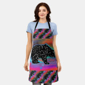 ブラックベアースピリット北部淡色 エプロン (着用した状態)