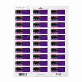 ブラックベアースピリット北部淡色 ラベル (フルシート)