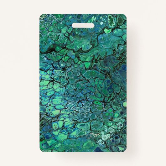 ブラックベアーズブルーとグリーン バッジ (正面)