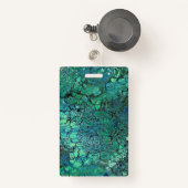 ブラックベアーズブルーとグリーン バッジ (正面リトラクタブル付き)