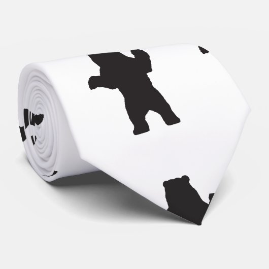 ブラックベアータイ ネクタイ (ロール)