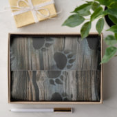 ブラックベアーブラックベアーズポーズウッド素朴 薄葉紙 (ギフト)