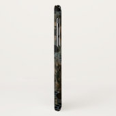 ブラックベアーブラックベアーズポーズウッド素朴 Case-Mate iPhoneケース (裏面/左)