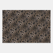 ブラックベアーブラックベアーズポーズ ラッピングペーパーシート (正面2)