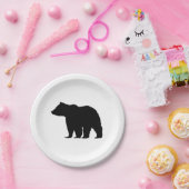 ブラックベアーワイルダネスキャンパー紙プレート ペーパープレート (パーティー)