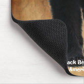 ブラックベアーワイルドライフサポーターマウスパッド マウスパッド (コーナー)