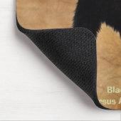 ブラックベアーワイルドライフサポーターマウスパッド マウスパッド (コーナー)