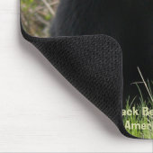 ブラックベアーワイルドライフサポーターマウスパッド マウスパッド (コーナー)