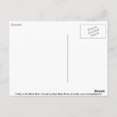 ブラックベアーワイルドライフポストカード ポストカード (裏面)