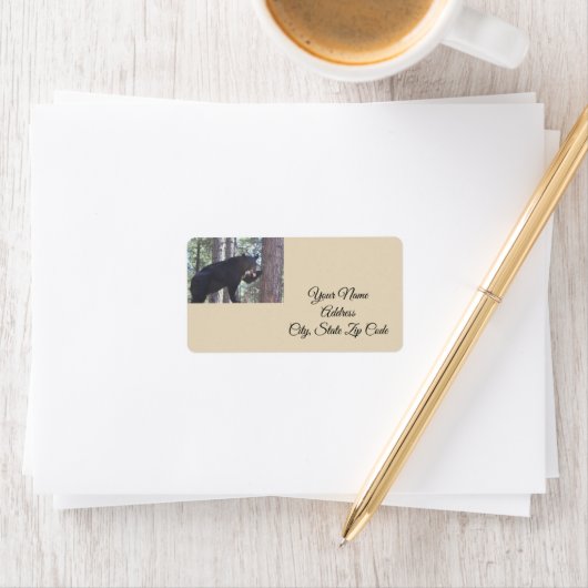 ブラックベア住所 シール (インサイチュ)