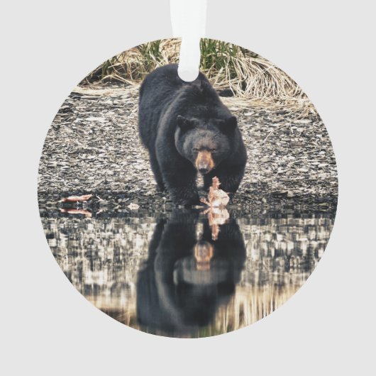 ブラックベア反射 オーナメント (裏面)