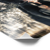 ブラックベア反射 フォトプリント            (角)