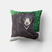 ブラックベア絵画ズ クッション (裏面)