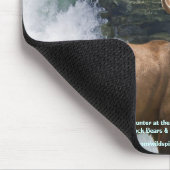 ブラックベア&エルクワイルドライフサポーターマウスパッド マウスパッド (コーナー)