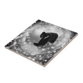 ブラックベア&スターズ タイル (側面)