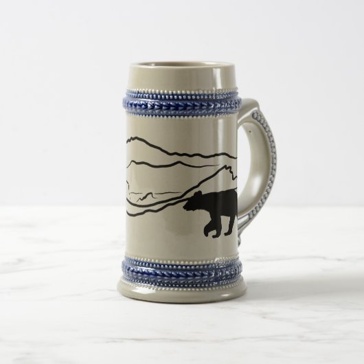 ブラックベア&パイクピーク ビールジョッキ (正面右)