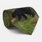 ブラックベア&フォレストワイルドライフアースデイネクタイ ネクタイ (ロール)