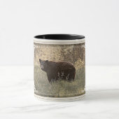 ブラックベア – 美しい マグカップ (中央)