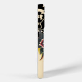 ブラックベクトルダマスクヴィンテージ女の子らしい女の子 Case-Mate iPhoneケース (裏面 / 右)