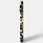 ブラックベクトルダマスクヴィンテージ金ゴールドiPhoneケース Case-Mate iPhoneケース (裏面 / 左)