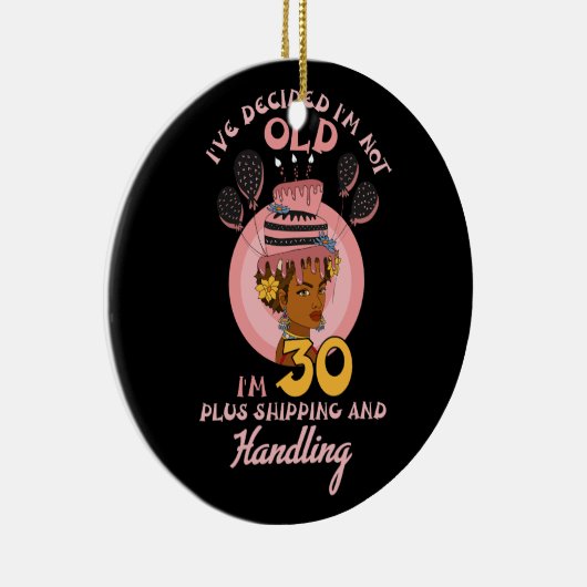 ブラックベティ誕生日やる気を起こさせるボックスI_ve決定 セラミックオーナメント (右)