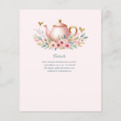 ブラックベビーガールが紅茶パーティーシャワーフローラ (裏面)