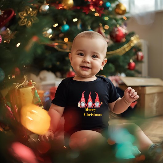 ブラックベビー ボディスーツ