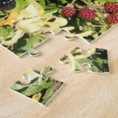 ブラックベリーとハニーサックル（英語のカントリーサイド） ジグソーパズル (側面)