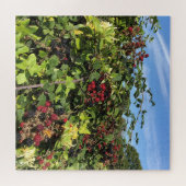 ブラックベリーとハニーサックル（英語のカントリーサイド） ジグソーパズル (横)