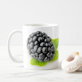 ブラックベリーとミント コーヒーマグカップ