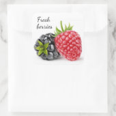 ブラックベリーとラズベリー スクエアシール (バッグ)