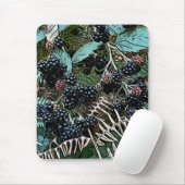 ブラックベリーのつる植物 マウスパッド (マウス)