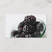 ブラックベリーのプロフィールカード 名刺 (裏面)