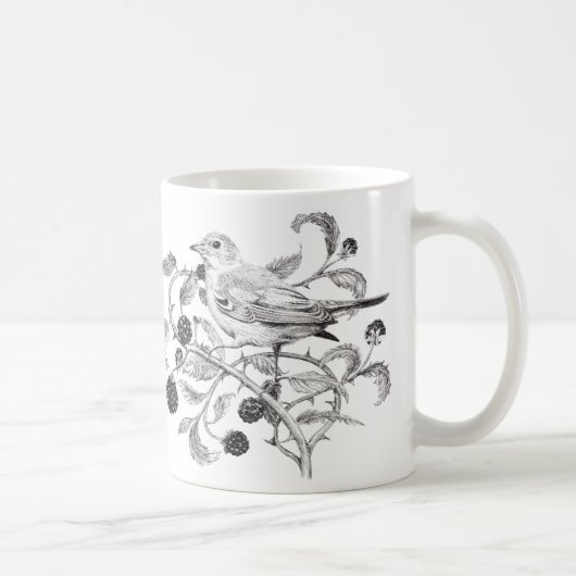 ブラックベリーの収穫 – コーヒーマグカップ (右)