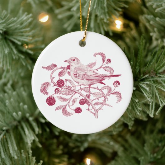 ブラックベリーの収穫 – セラミックオーナメント (ツリー)