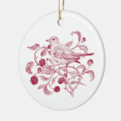 ブラックベリーの収穫 – セラミックオーナメント (左)