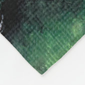 ブラックベリーの小さなツリ絵画ガエル フリースブランケット (角)