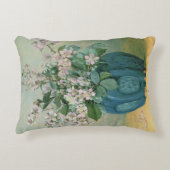 ブラックベリーの花 アクセントクッション (正面)